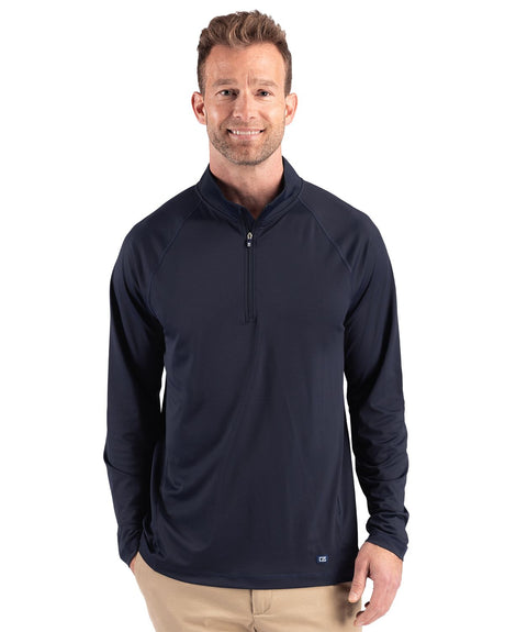 Cutter & Buck Men's Prospect Recycled Featherlight Stretch Quarter Zip-1