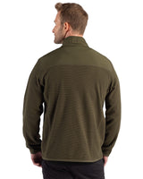 Cutter & Buck Men's Hunts Point Recycled Fleece Hybrid Full Zip Jacket-2