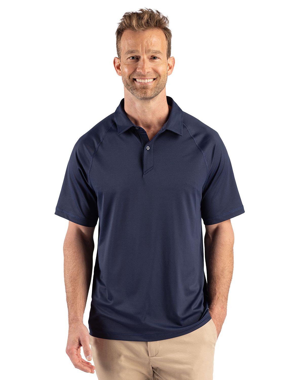 Cutter & Buck Men's Prospect Recycled Featherlight Stretch Sport Polo-1