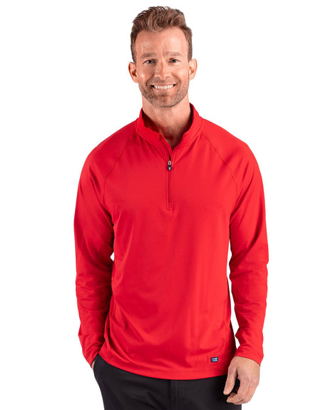 Cutter & Buck Men's Prospect Recycled Featherlight Stretch Quarter Zip-1
