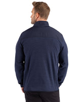Cutter & Buck Men's Hunts Point Recycled Fleece Hybrid Full Zip Jacket-2