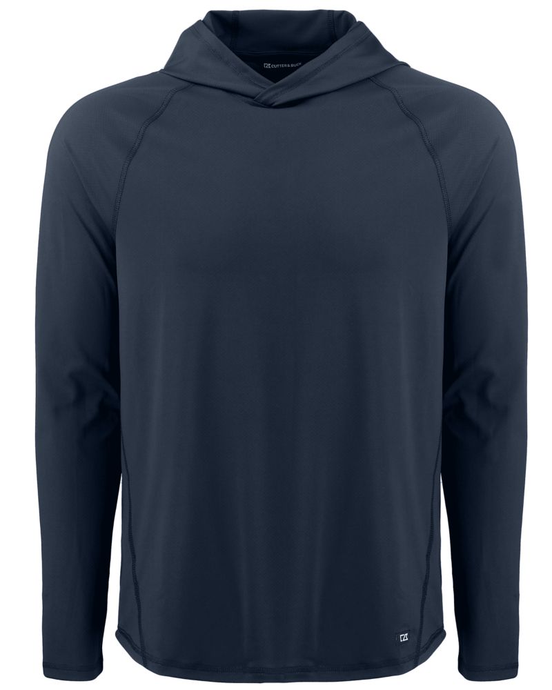Cutter & Buck Men's Prospect Recycled Featherlight Stretch Hooded Pullover-6