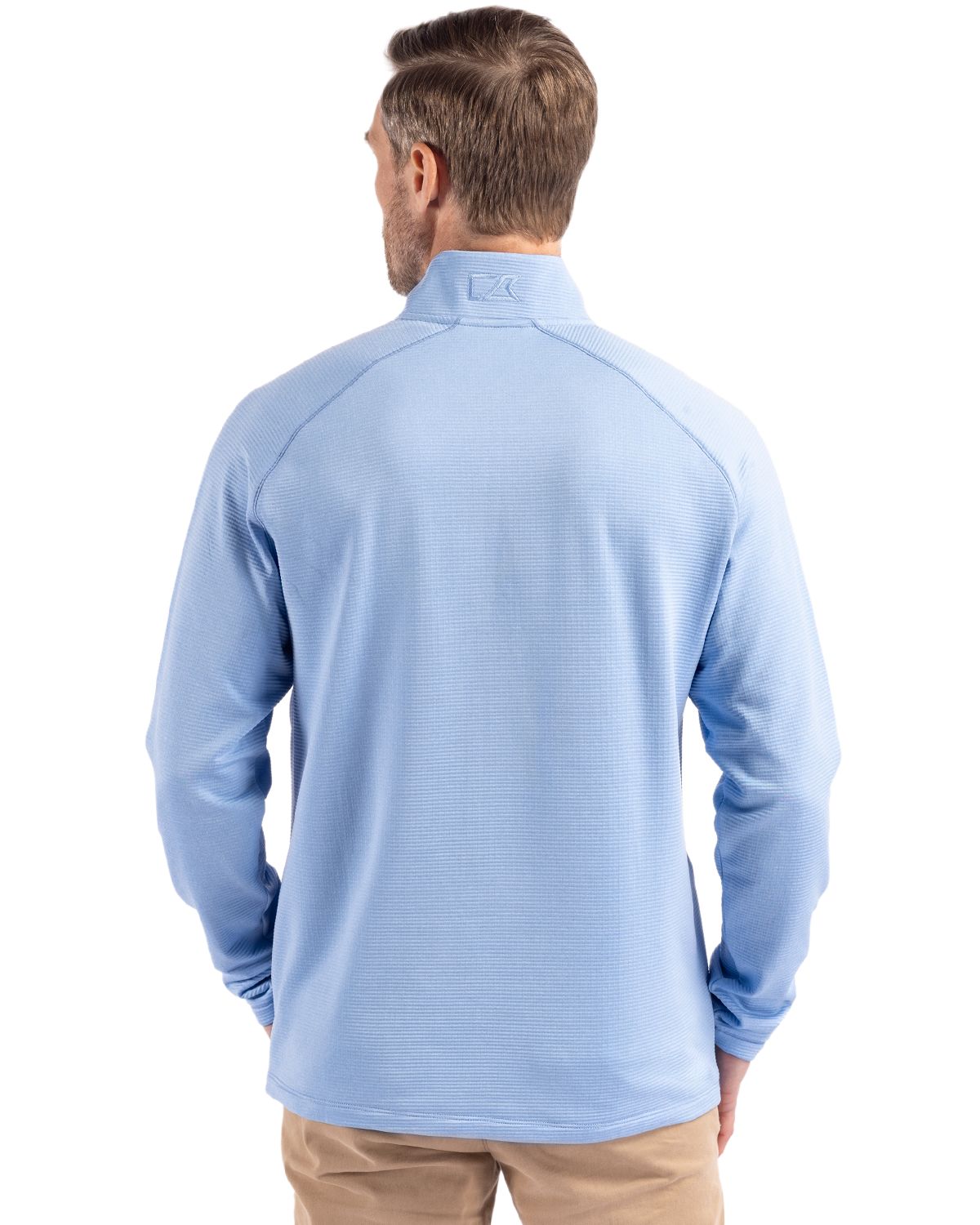 Cutter & Buck Men's Peshastin Recycled GridFleece Half Zip Pullover-8