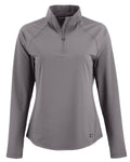 Cutter & Buck Women's Prospect Recycled Featherlight Stretch Quarter Zip-1