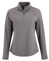 Cutter & Buck Women's Prospect Recycled Featherlight Stretch Quarter Zip-1