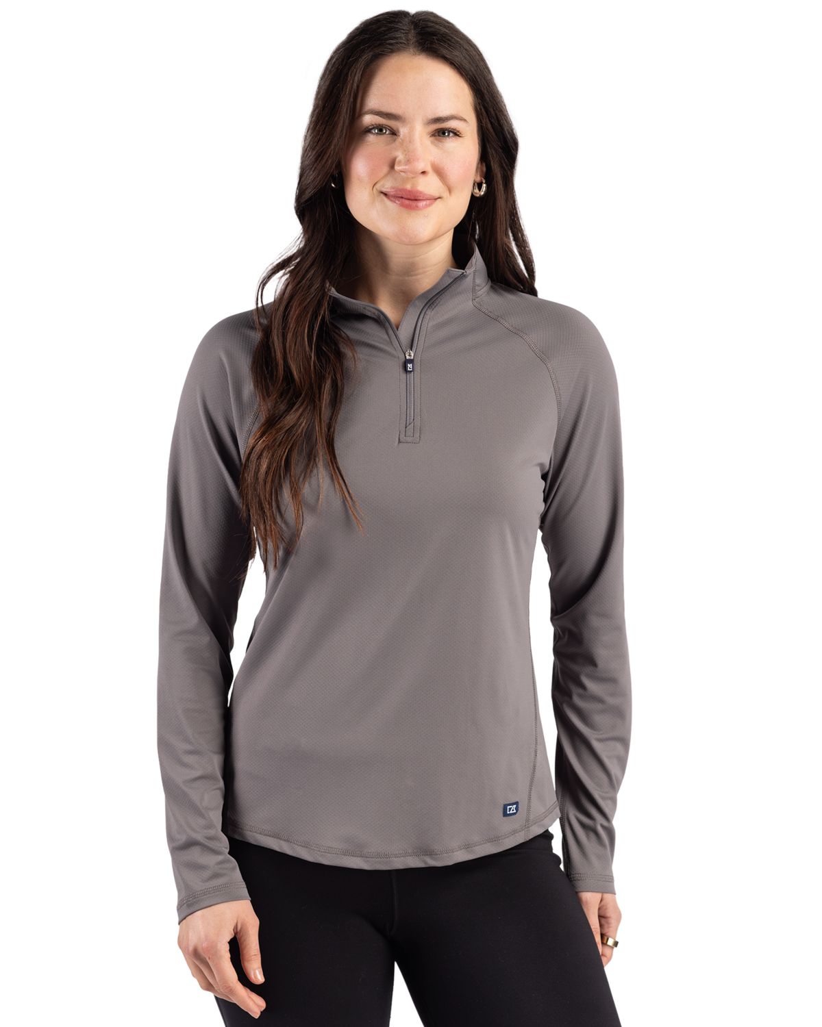 Cutter & Buck Women's Prospect Recycled Featherlight Stretch Quarter Zip-4