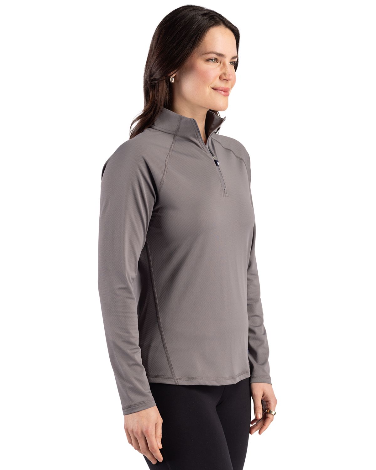 Cutter & Buck Women's Prospect Recycled Featherlight Stretch Quarter Zip-6