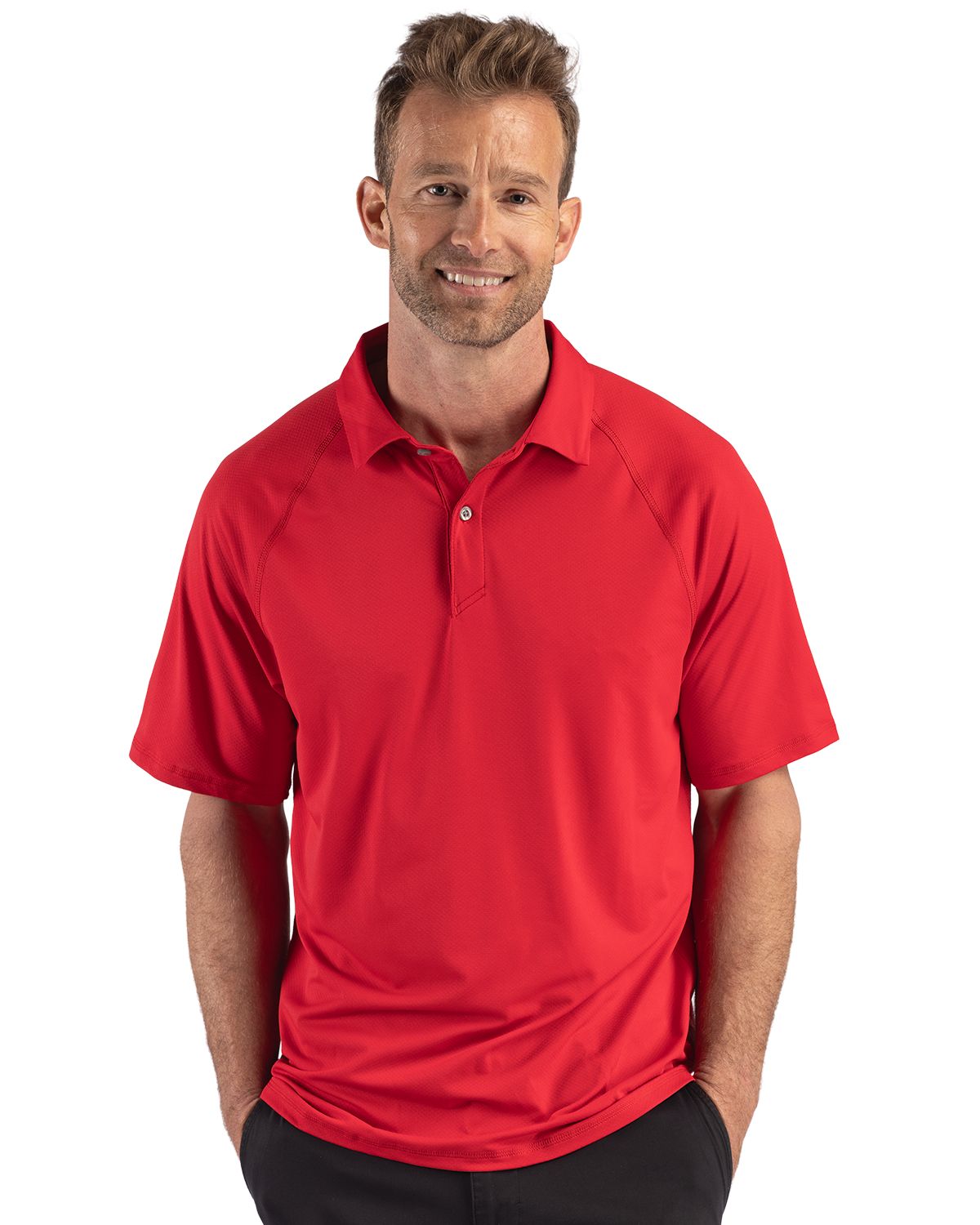 Cutter & Buck Men's Prospect Recycled Featherlight Stretch Sport Polo-1