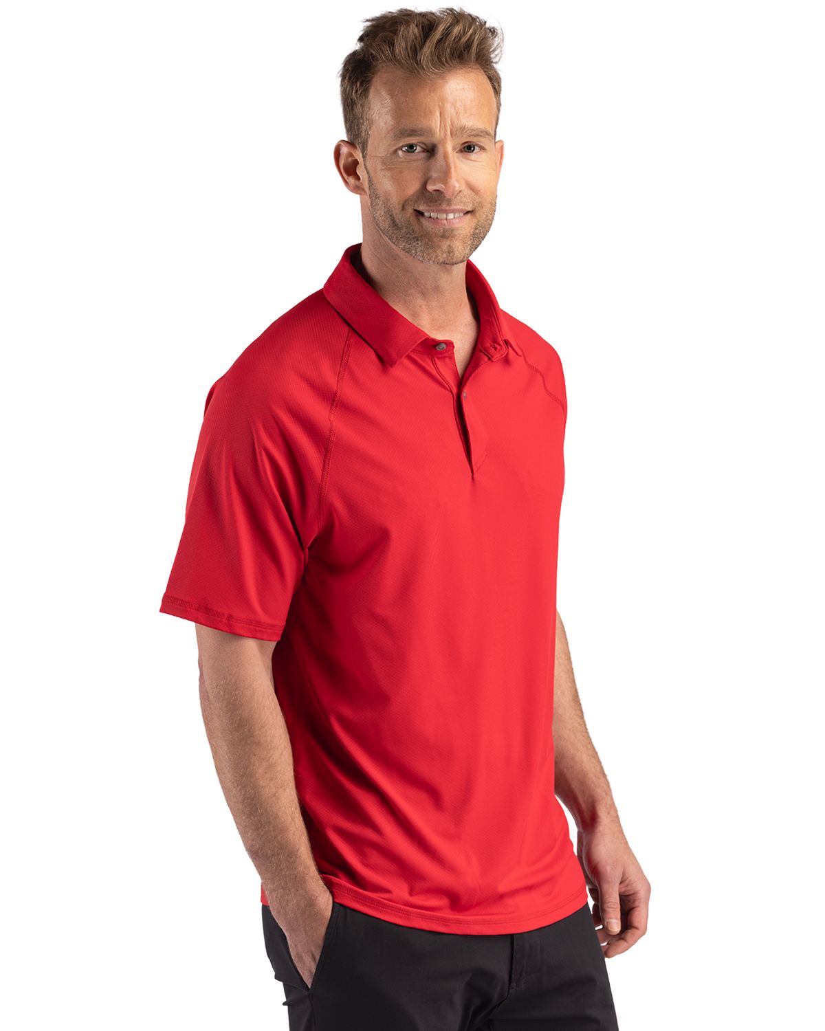 Cutter & Buck Men's Prospect Recycled Featherlight Stretch Sport Polo-3