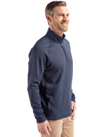 Cutter & Buck Men's Peshastin Recycled GridFleece Half Zip Pullover-3