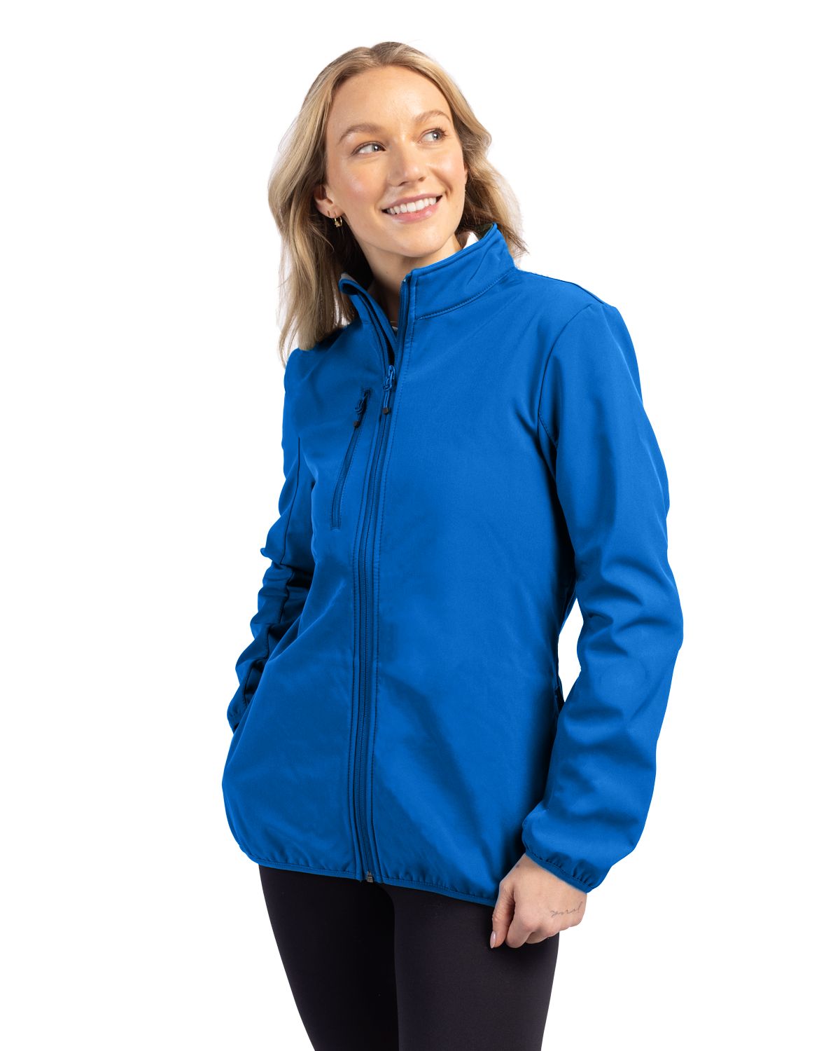 Clique Women's Trail Recycled Stretch Softshell Full Zip Jacket-3