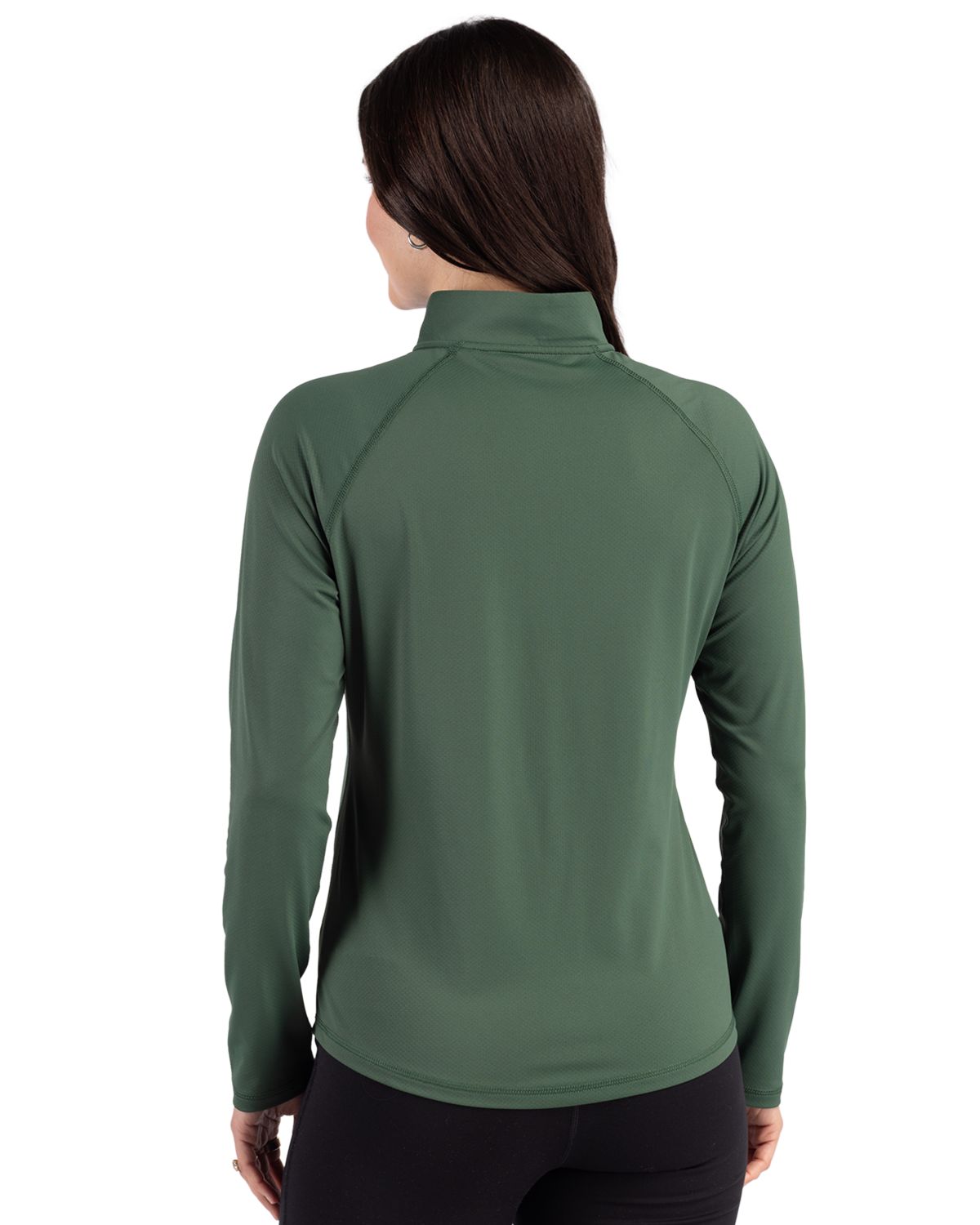 Cutter & Buck Women's Prospect Recycled Featherlight Stretch Quarter Zip-5