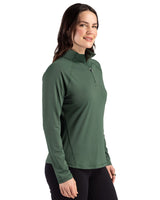 Cutter & Buck Women's Prospect Recycled Featherlight Stretch Quarter Zip-6