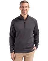 Cutter & Buck Men's Peshastin Recycled GridFleece Half Zip Pullover-4