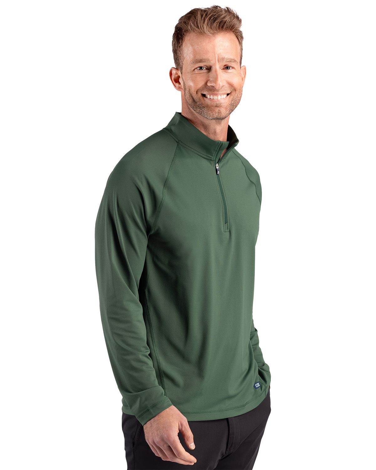 Cutter & Buck Men's Prospect Recycled Featherlight Stretch Quarter Zip-3