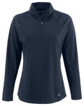 Cutter & Buck Women's Prospect Recycled Featherlight Stretch Quarter Zip-1