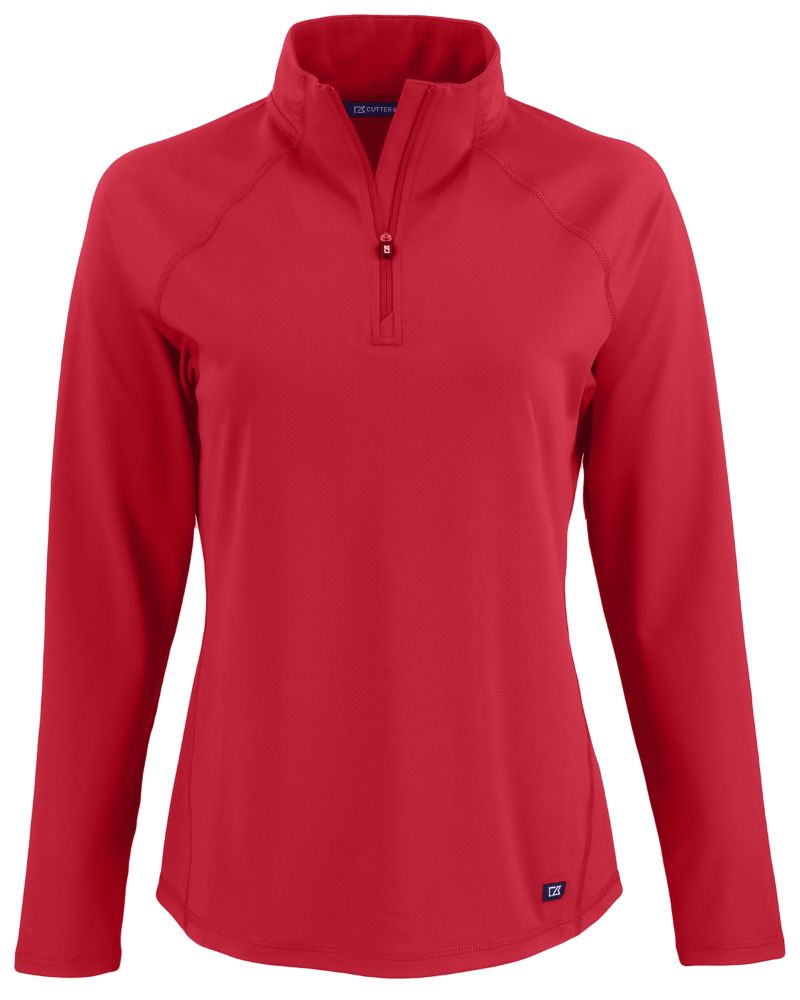 Cutter & Buck Women's Prospect Recycled Featherlight Stretch Quarter Zip-2