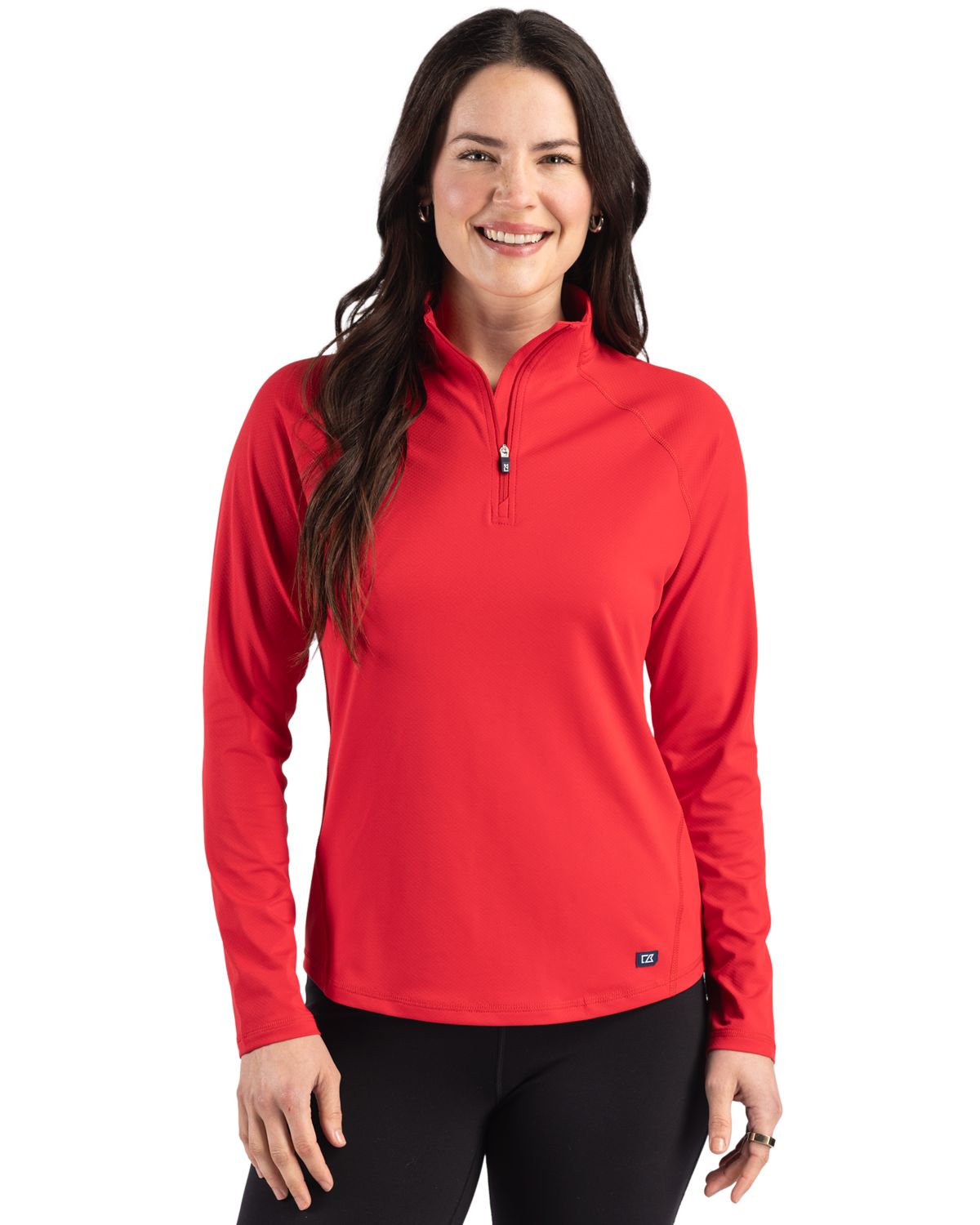 Cutter & Buck Women's Prospect Recycled Featherlight Stretch Quarter Zip-4