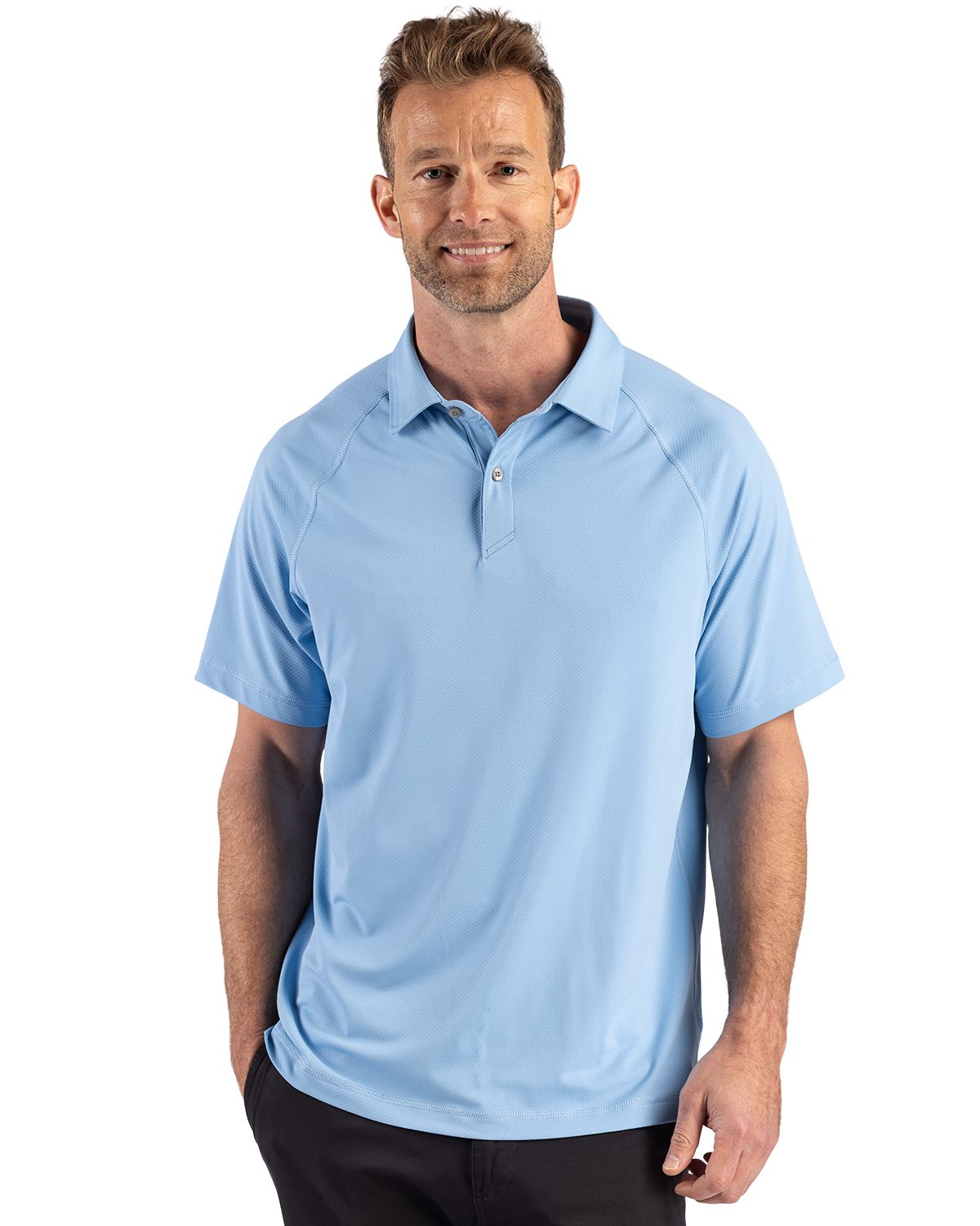 Cutter & Buck Men's Prospect Recycled Featherlight Stretch Sport Polo-1