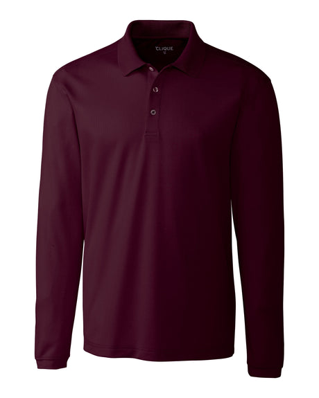 Clique Men's Ice Pique Tech Long Sleeve Polo-1
