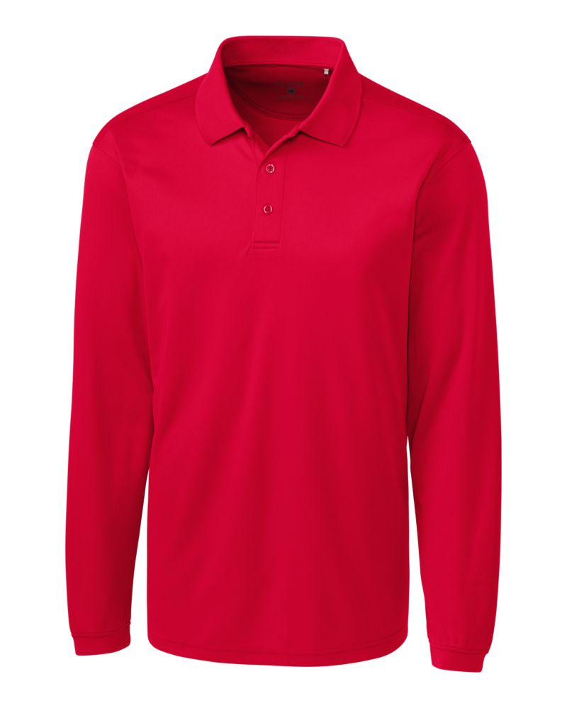 Clique Men's Ice Pique Tech Long Sleeve Polo-2