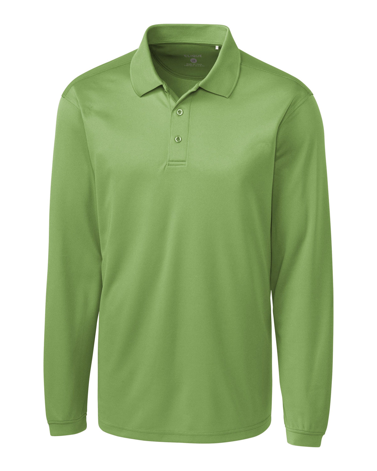 Clique Men's Ice Pique Tech Long Sleeve Polo-1
