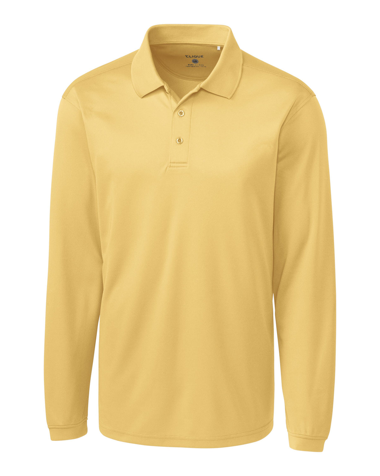 Clique Men's Ice Pique Tech Long Sleeve Polo-1