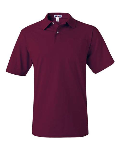 JERZEES Men's SpotShield 50/50 Polo with Pocket-1