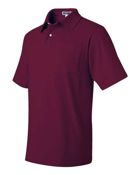 JERZEES Men's SpotShield 50/50 Polo with Pocket-2