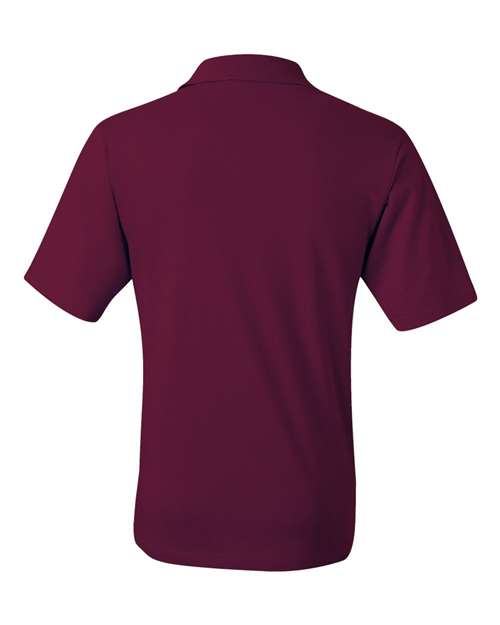 JERZEES Men's SpotShield 50/50 Polo with Pocket-3