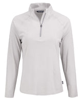 Cutter & Buck Women's Coastline Recycled Double Peached Quarter Zip Pullover-4