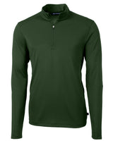 Cutter & Buck Men's Virtue Recycled Featherlight Pique Quarter Zip Pullover-1