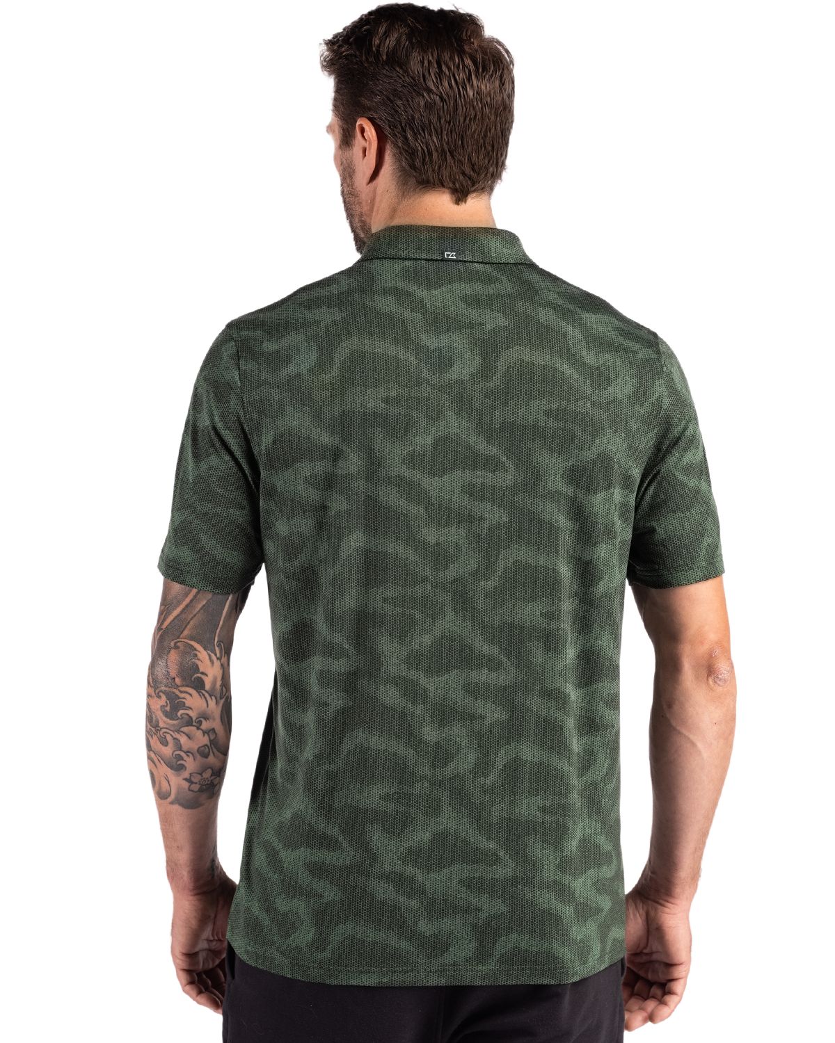 Cutter & Buck Men's Coastline Recycled Double Peached Camo Print Polo-3