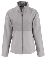 Cutter & Buck Women's Hunts Point Recycled Fleece Hybrid Full Zip Jacket-1