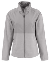 Cutter & Buck Women's Hunts Point Recycled Fleece Hybrid Full Zip Jacket-2