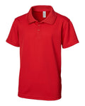 Clique Youth Spin Solution-dyed Performance Pique Polo-1