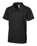 Clique Youth Spin Solution-dyed Performance Pique Polo-1
