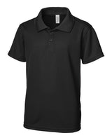 Clique Youth Spin Solution-dyed Performance Pique Polo-1