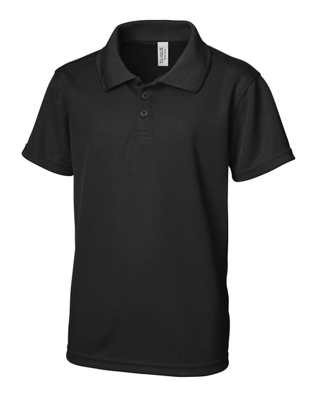 Clique Youth Spin Solution-dyed Performance Pique Polo-1