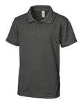 Clique Youth Spin Solution-dyed Performance Pique Polo-1