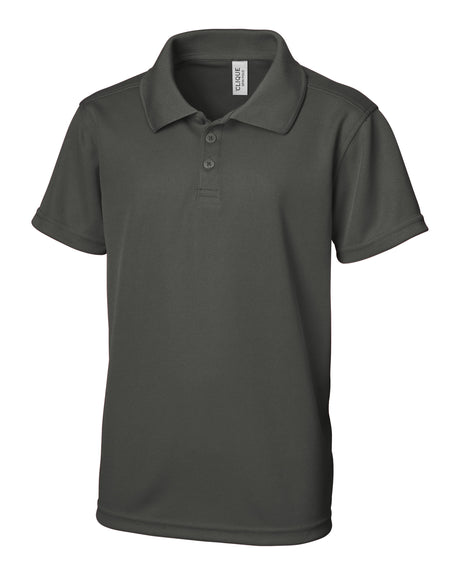 Clique Youth Spin Solution-dyed Performance Pique Polo-1