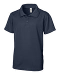 Clique Youth Spin Solution-dyed Performance Pique Polo-1