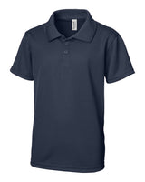 Clique Youth Spin Solution-dyed Performance Pique Polo-1