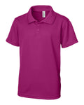 Clique Youth Spin Solution-dyed Performance Pique Polo-1