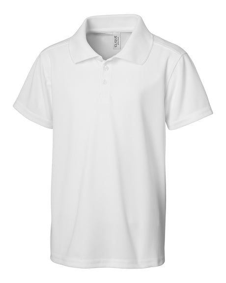 Clique Youth Spin Solution-dyed Performance Pique Polo-1