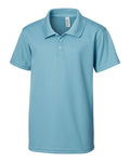 Clique Youth Spin Solution-dyed Performance Pique Polo-1