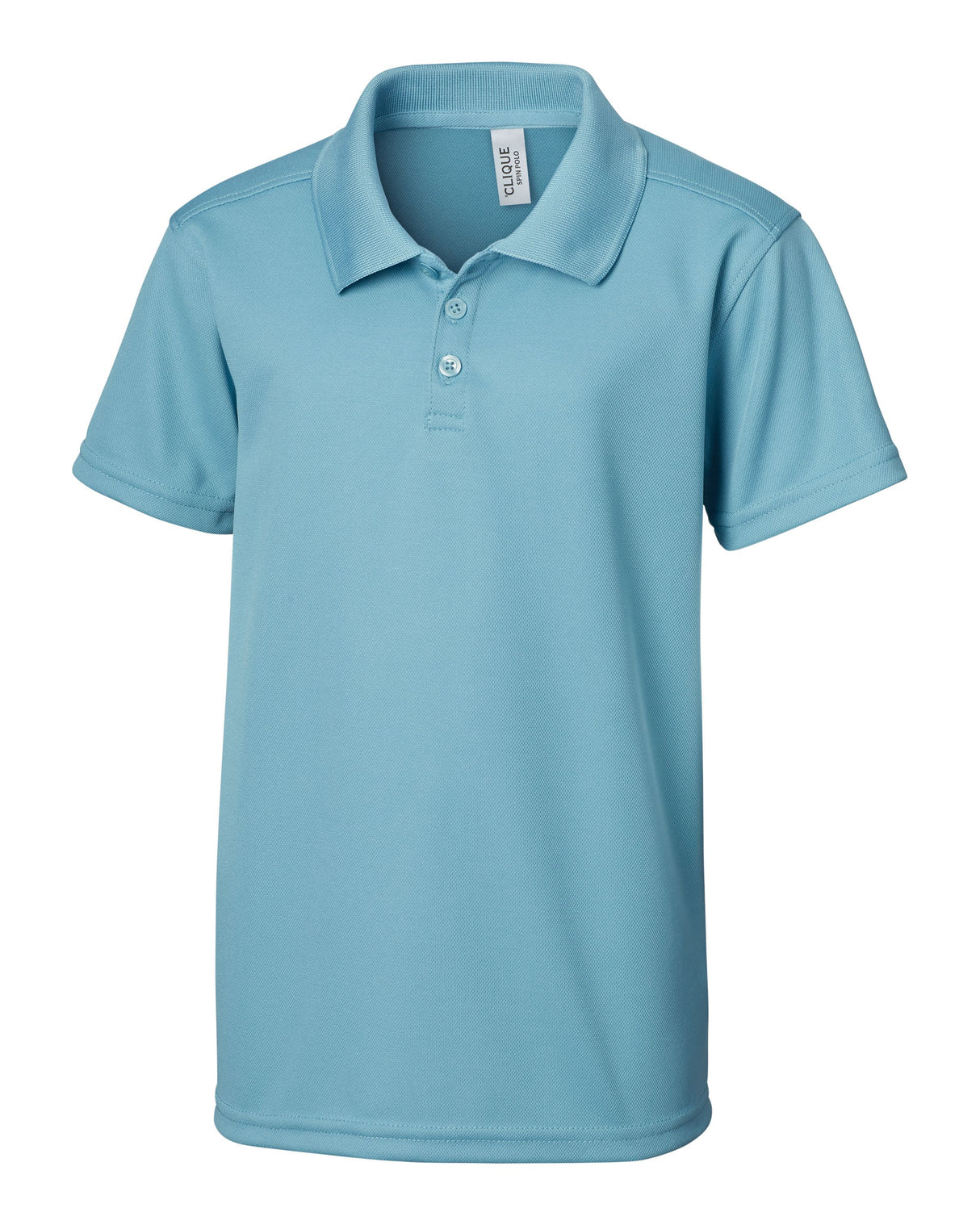Clique Youth Spin Solution-dyed Performance Pique Polo-1