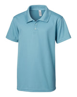 Clique Youth Spin Solution-dyed Performance Pique Polo-1