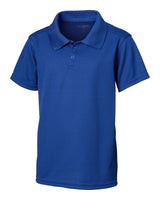 Clique Youth Spin Solution-dyed Performance Pique Polo-1