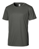 Clique Youth Spin Solution-dyed Performance Jersey Short Sleeve Tee-1